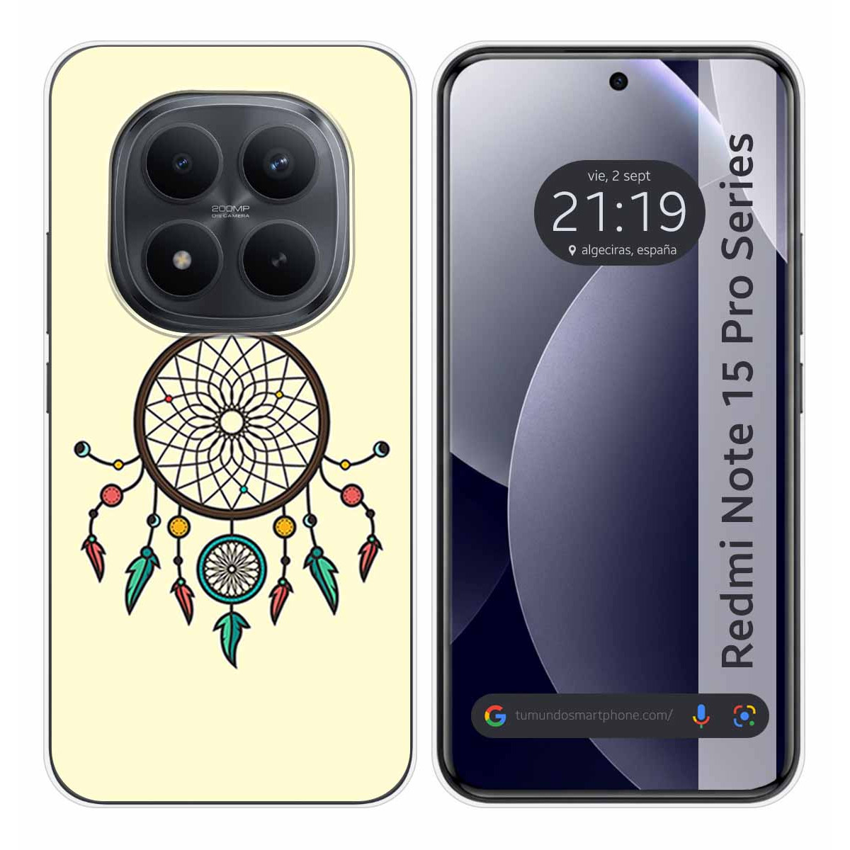 Funda Silicona para Xiaomi Redmi Note 15 Pro 4G diseño Atrapasueños Dibujos