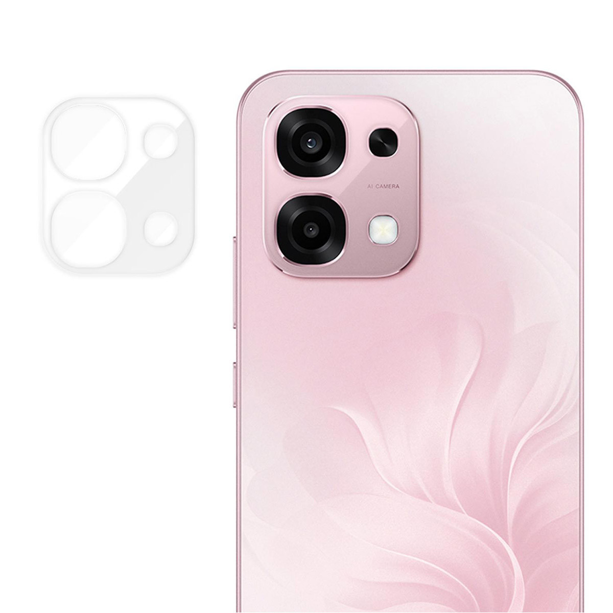 Protector Cristal Templado Cámara Trasera para Oppo A6 Pro 5G Vidrio