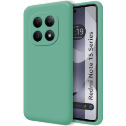 Funda Silicona Líquida Ultra Suave para Xiaomi Redmi Note 15 5G color Verde