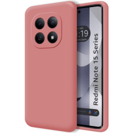 Funda Silicona Líquida Ultra Suave para Xiaomi Redmi Note 15 5G color Rosa