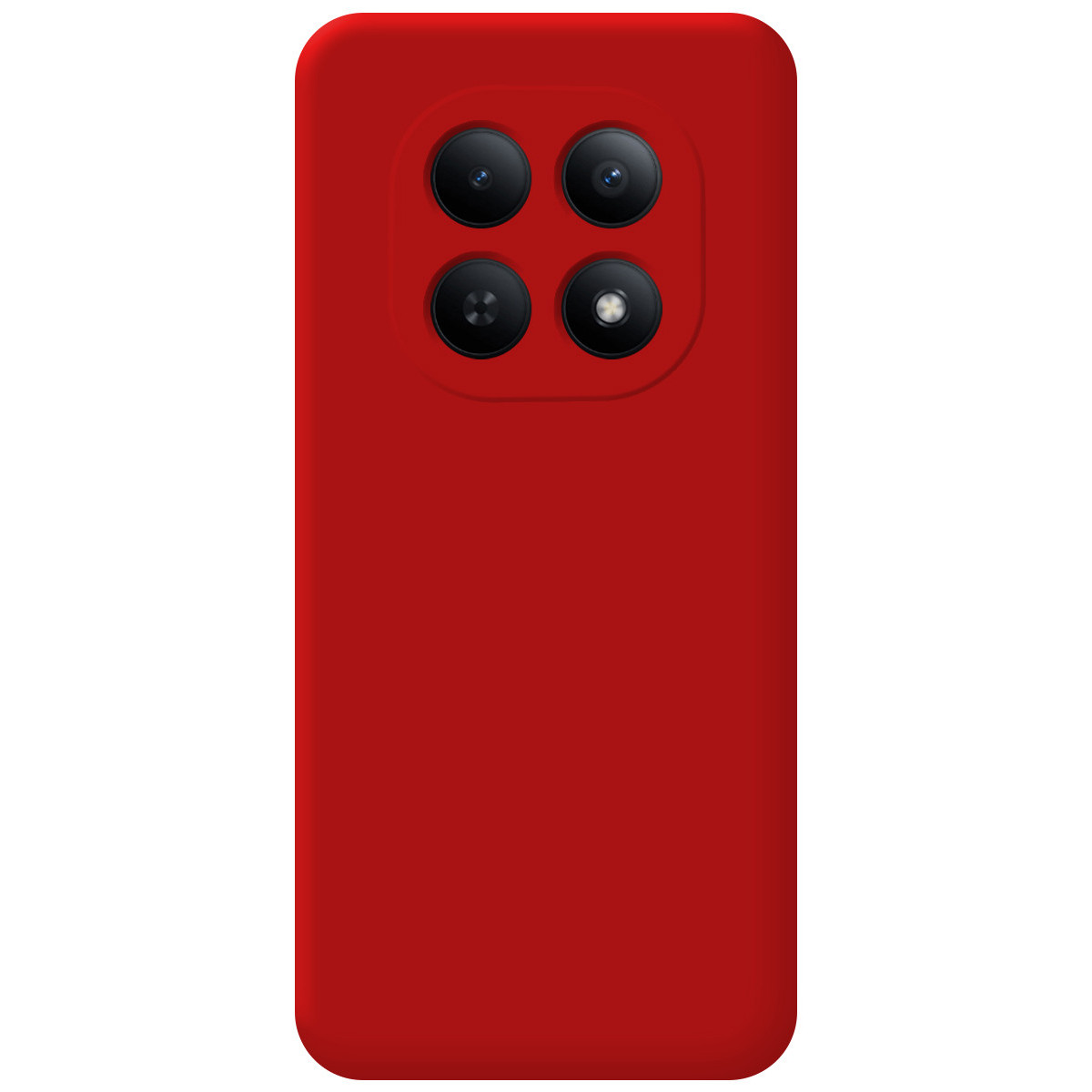 Funda Silicona Líquida Ultra Suave para Xiaomi Redmi Note 15 4G color Roja