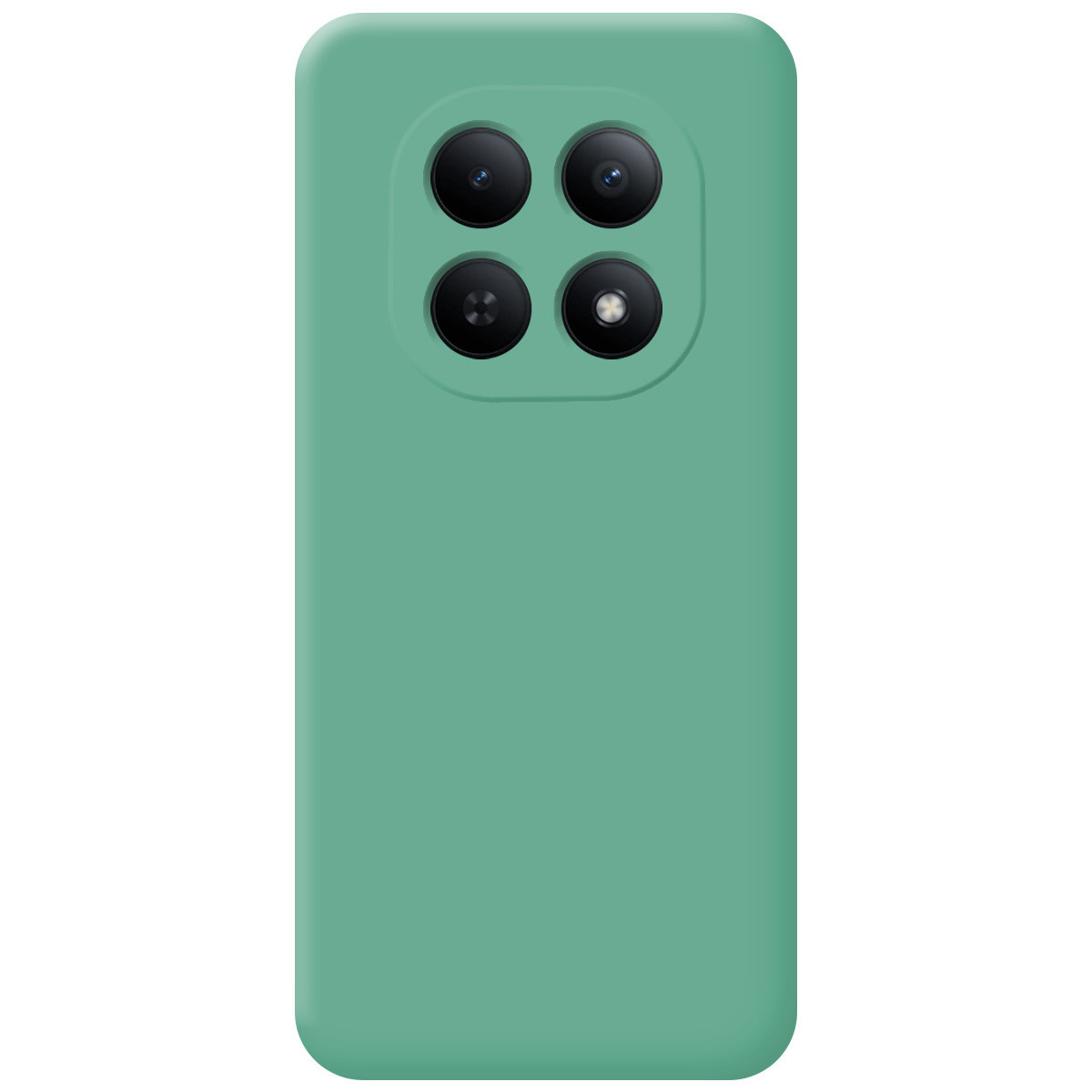 Funda Silicona Líquida Ultra Suave para Xiaomi Redmi Note 15 4G color Verde