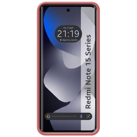 Funda Silicona Líquida Ultra Suave para Xiaomi Redmi Note 15 4G color Rosa