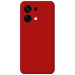 Funda Silicona Líquida Ultra Suave para Oppo A6 Pro 5G color Roja 2
