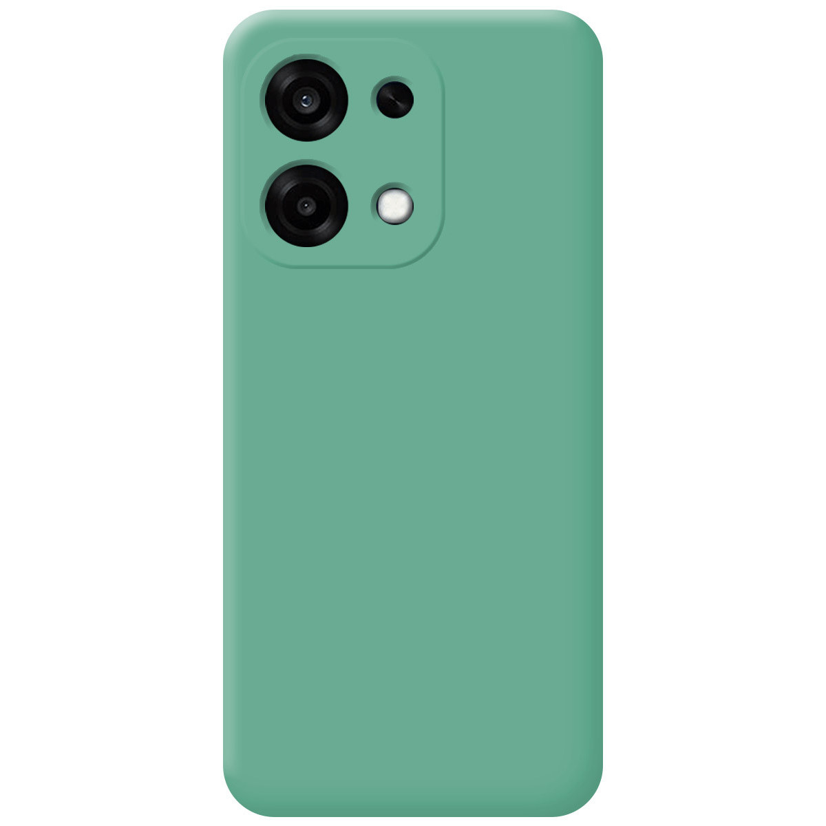 Funda Silicona Líquida Ultra Suave para Oppo A6 Pro 5G color Verde