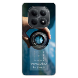 Personaliza tu Funda Silicona Gel Tpu Transparente con tu Fotografia para Xiaomi Poco M8 5G Dibujo Personalizada