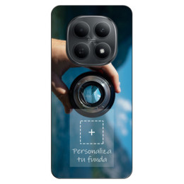 Personaliza tu Funda Silicona Gel Tpu Negra con tu Fotografia para Xiaomi Poco M8 5G Dibujo Personalizada