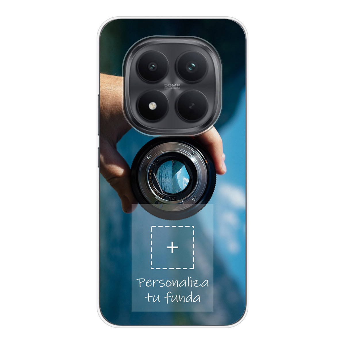 Personaliza tu Funda Silicona Gel Tpu Transparente con tu Fotografia para Xiaomi Poco M8 Pro 5G Dibujo Personalizada