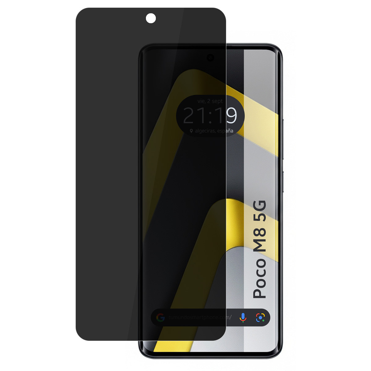 Protector Pantalla Hidrogel Privacidad Antiespías para Xiaomi Poco M8 5G