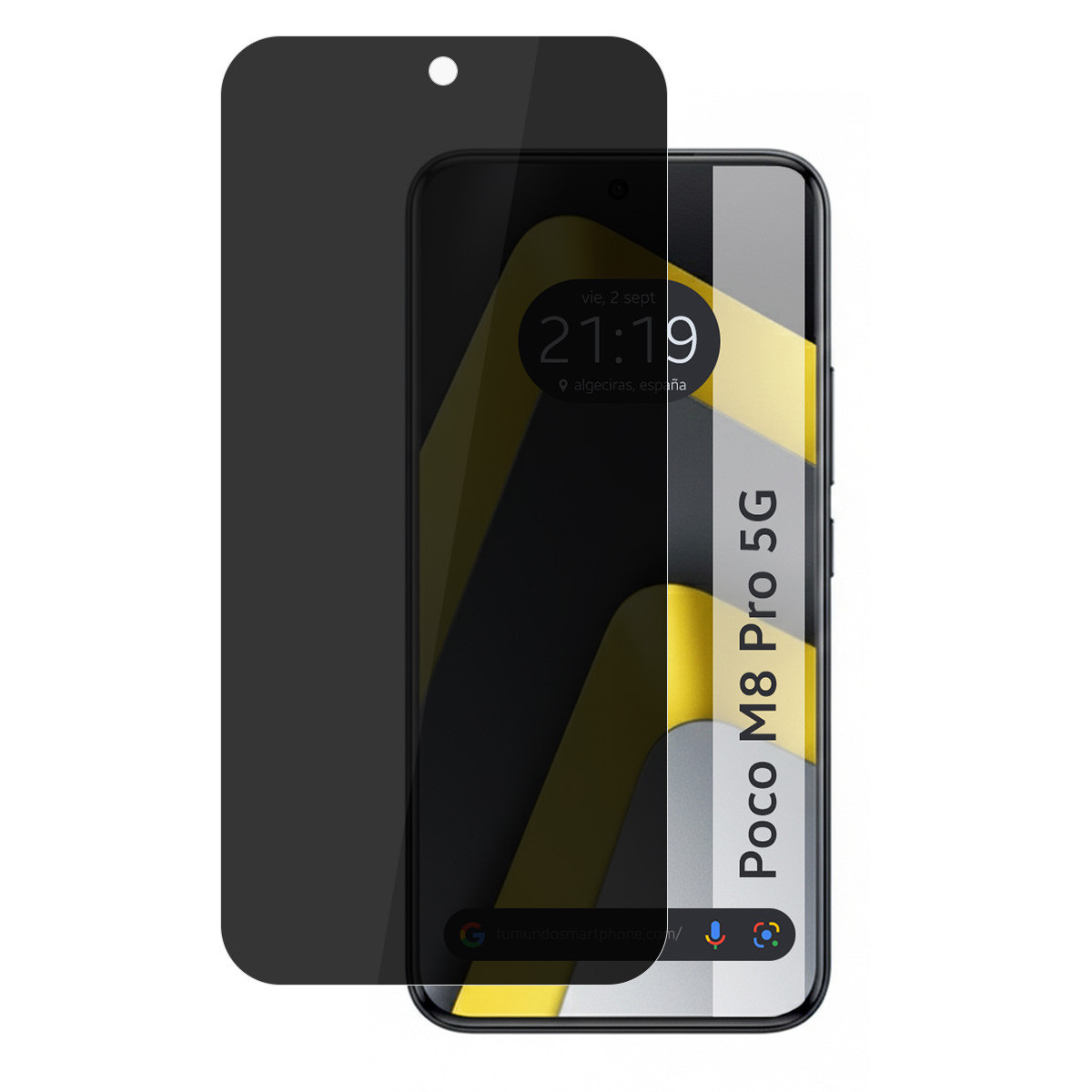 Protector Pantalla Hidrogel Privacidad Antiespías para Xiaomi Poco M8 Pro 5G