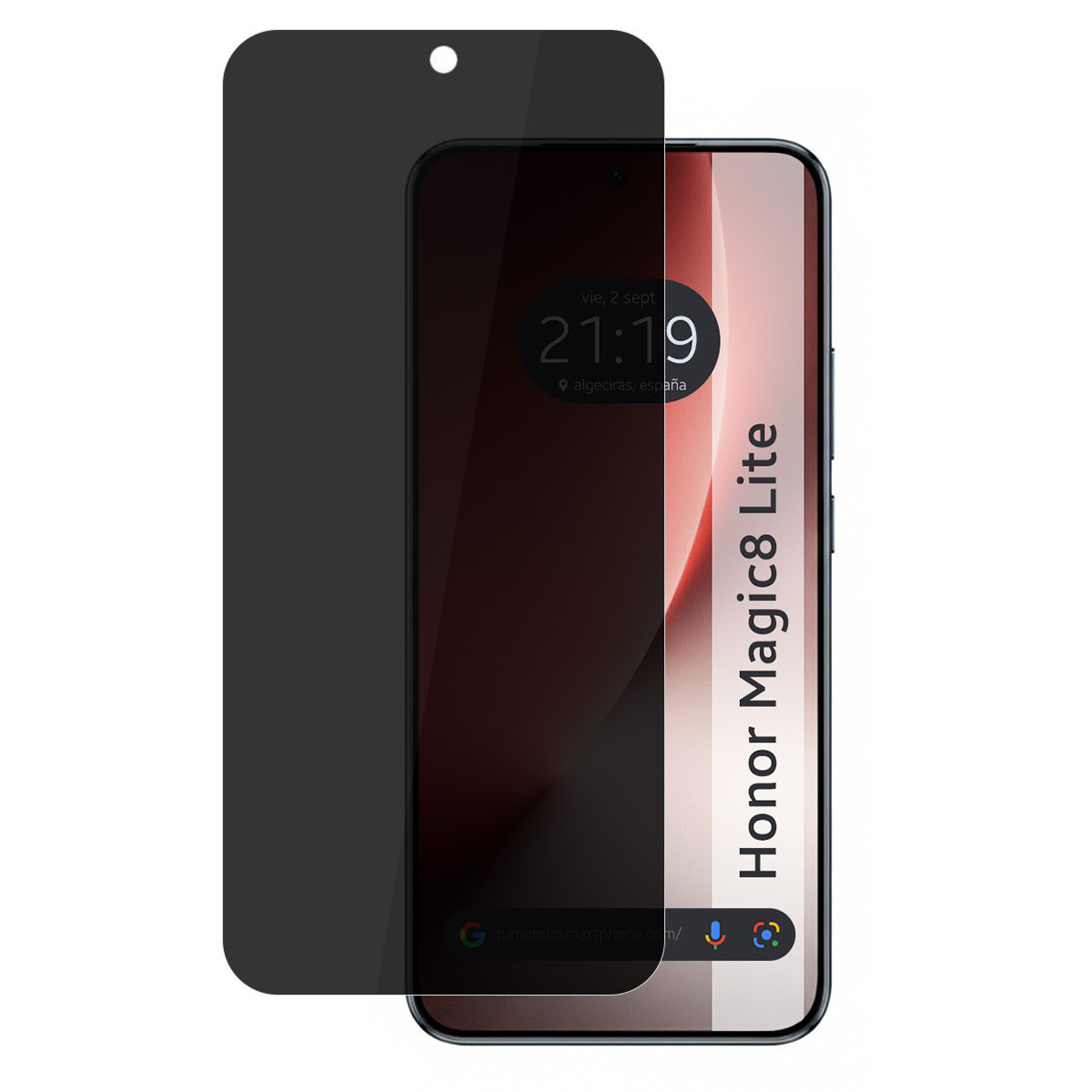 Protector Pantalla Hidrogel Privacidad Antiespías para Huawei Honor Magic 8 Lite 5G