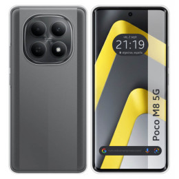 Funda Silicona Gel TPU Transparente para Xiaomi Poco M8 5G