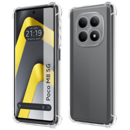 Funda Silicona Antigolpes Transparente para Xiaomi Poco M8 5G