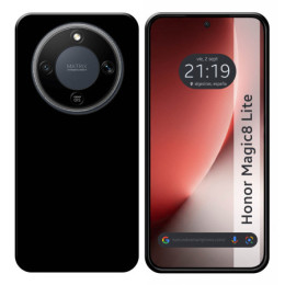 Funda Silicona Gel TPU Negra para Huawei Honor Magic 8 Lite 5G