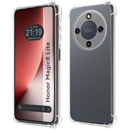 Funda Silicona Antigolpes Transparente para Huawei Honor Magic 8 Lite 5G