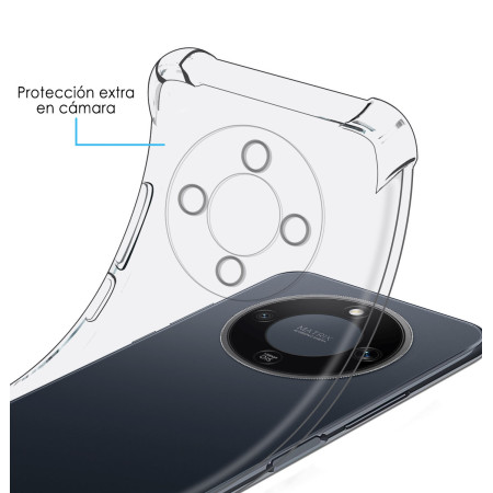 Funda Silicona Antigolpes Transparente para Huawei Honor Magic 8 Lite 5G