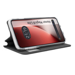 Funda Libro Soporte con Ventana para Huawei Honor Magic 8 Lite 5G color Negra 2