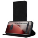 Funda Libro de Polipiel con tarjetero para Huawei Honor Magic 8 Lite 5G color Negra
