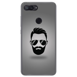 Funda Gel Tpu para Xiaomi Mi 8 Lite Diseño Barba Dibujos