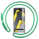Funda Colgante Transparente para Xiaomi Poco M8 Pro 5G con Cordon Verde Agua