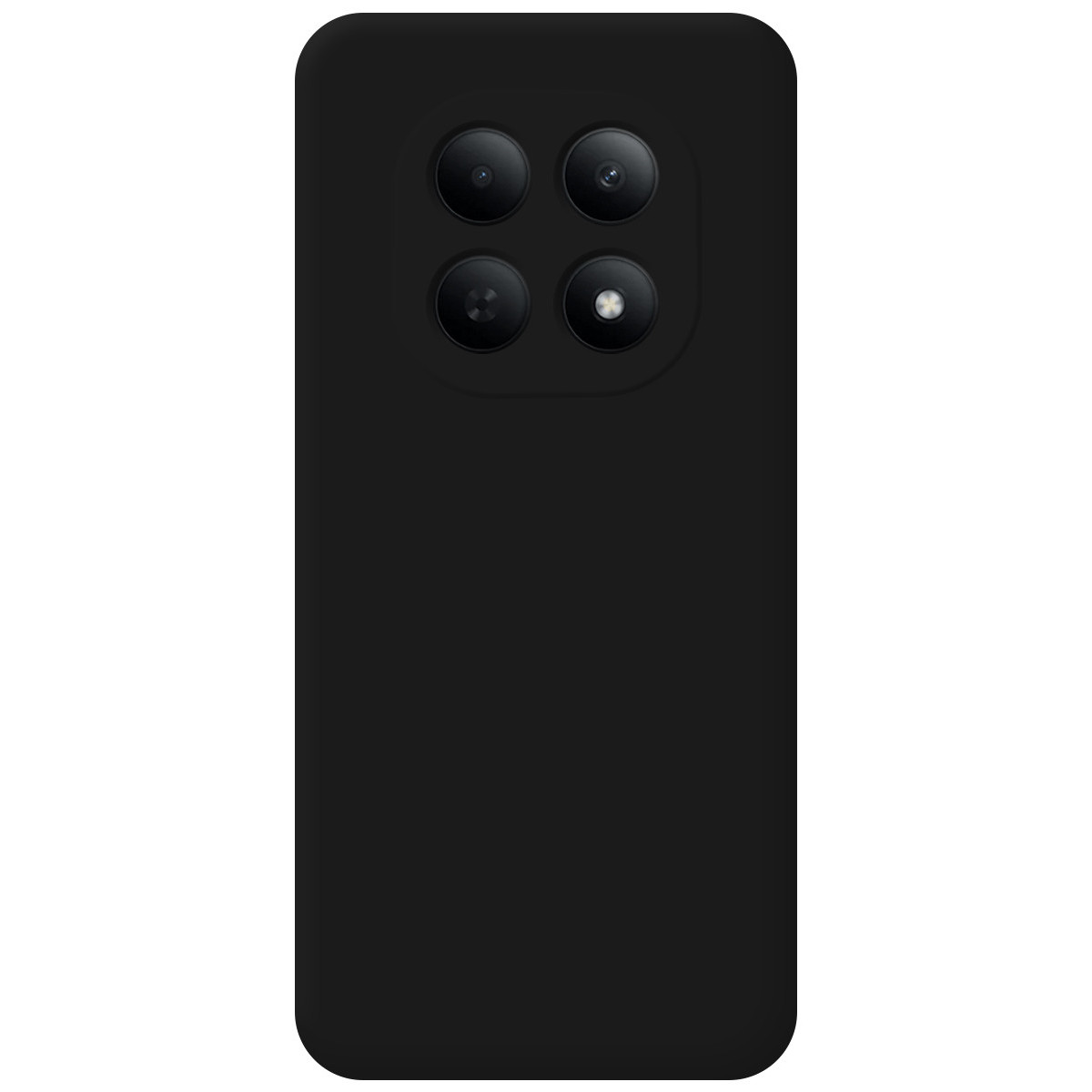 Funda Silicona Líquida Ultra Suave para Xiaomi Poco M8 5G color Negra