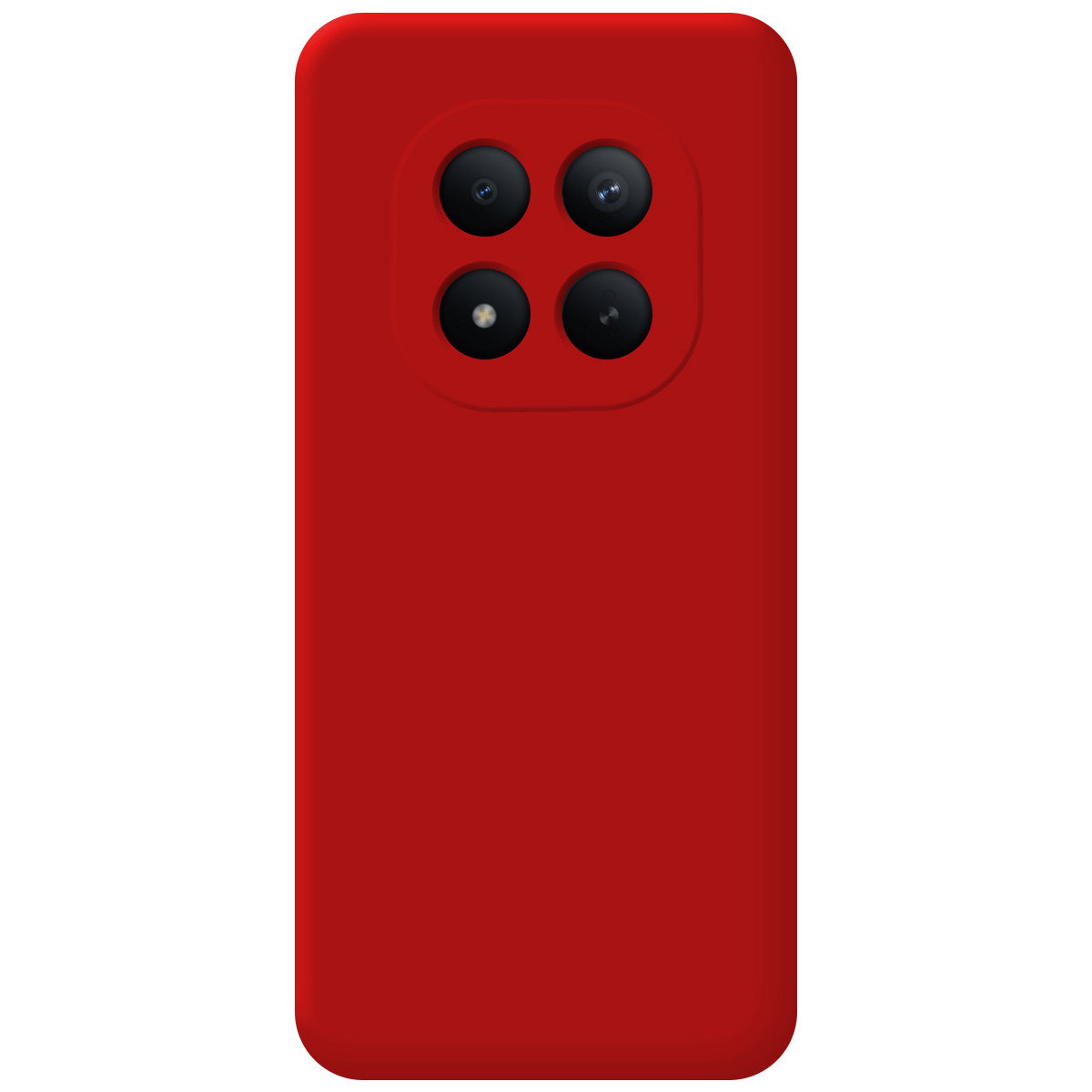 Funda Silicona Líquida Ultra Suave para Xiaomi Poco M8 Pro 5G color Roja