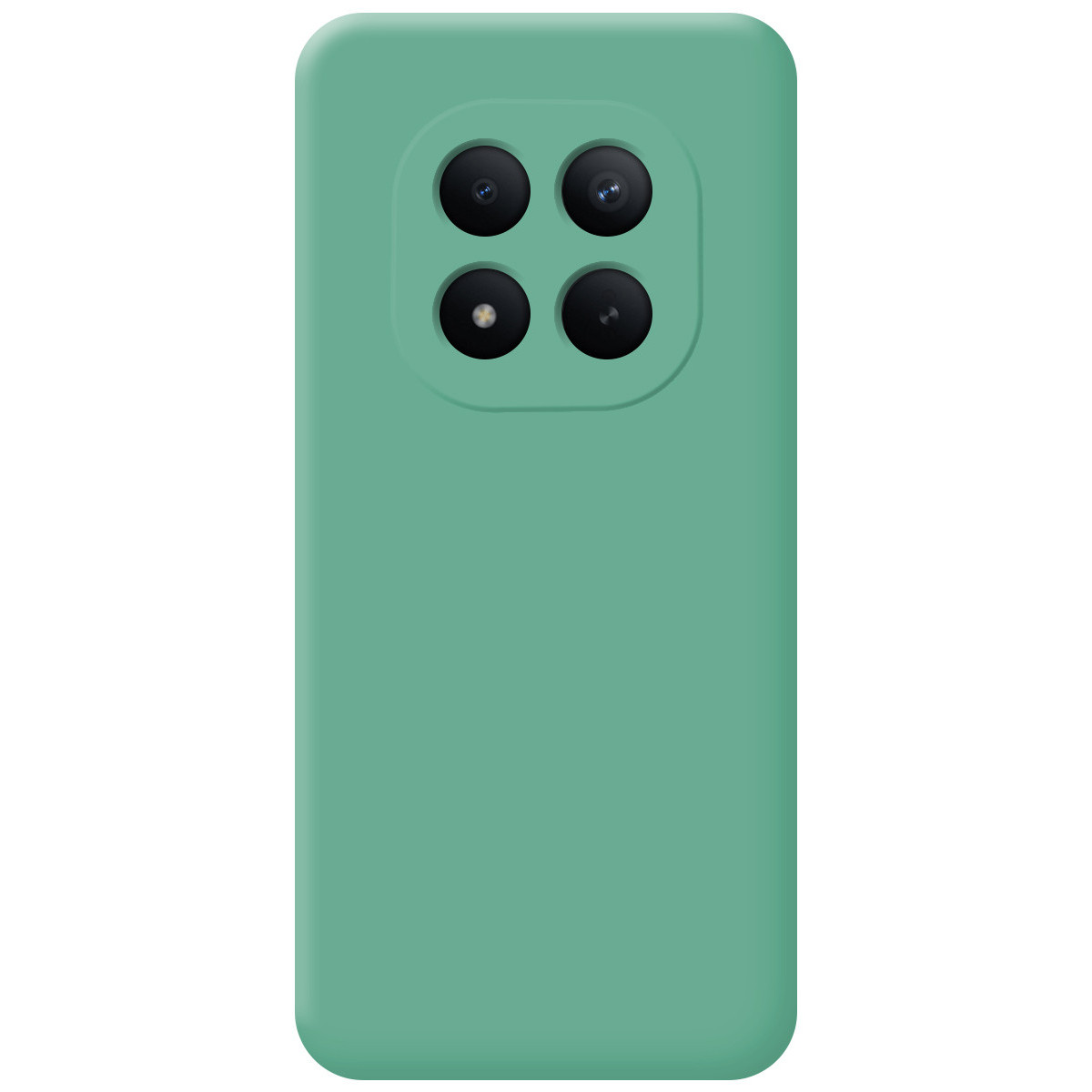 Funda Silicona Líquida Ultra Suave para Xiaomi Poco M8 Pro 5G color Verde