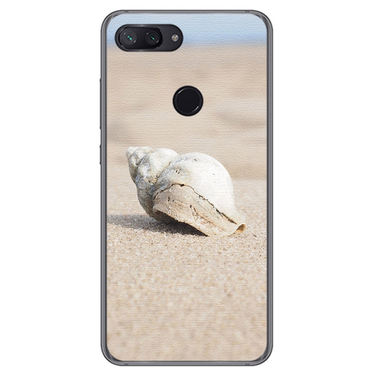 Funda Gel Tpu para Xiaomi Mi 8 Lite Diseño Concha Dibujos