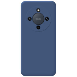Funda Silicona Líquida Ultra Suave para Huawei Honor Magic 8 Lite 5G color Azul 2