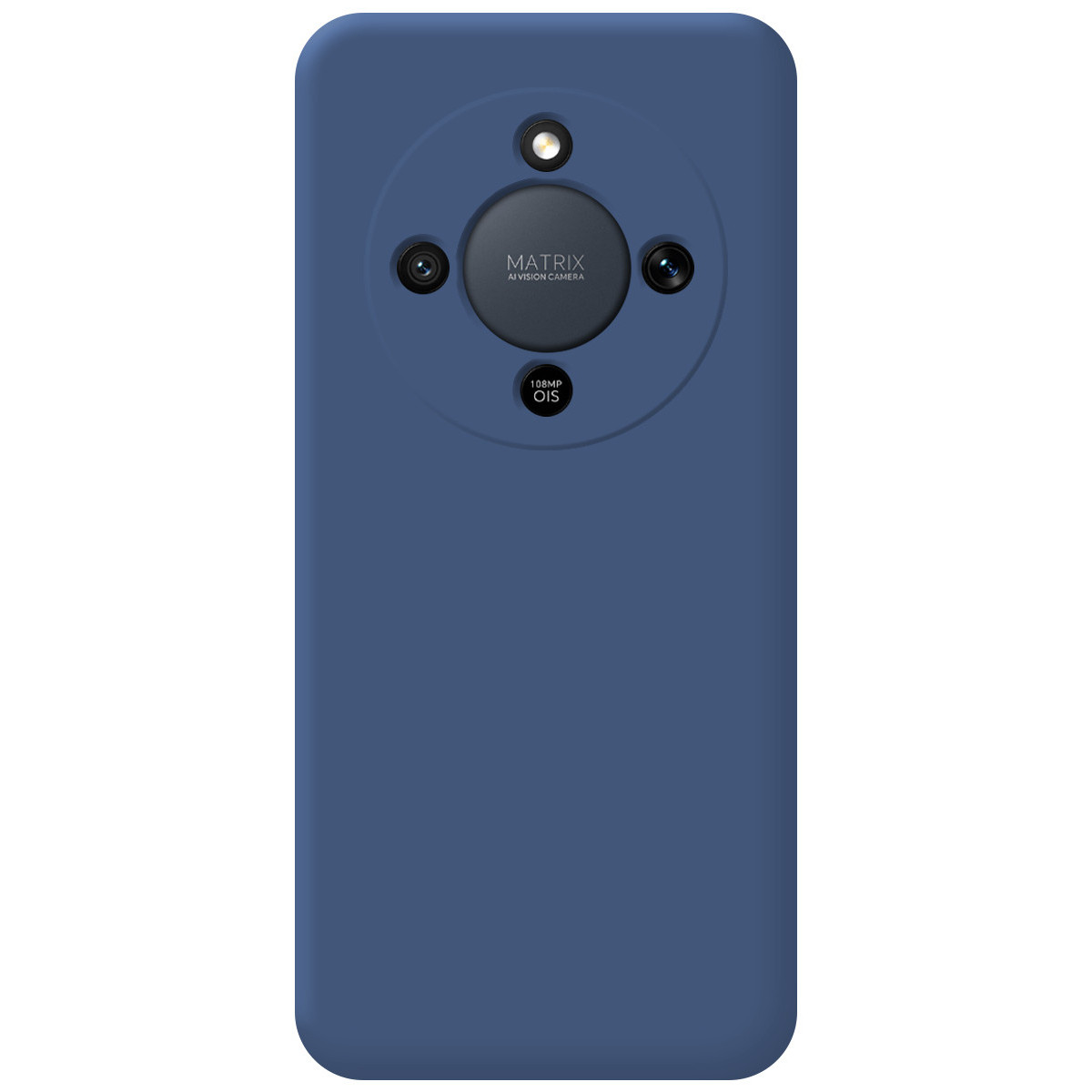 Funda Silicona Líquida Ultra Suave para Huawei Honor Magic 8 Lite 5G color Azul