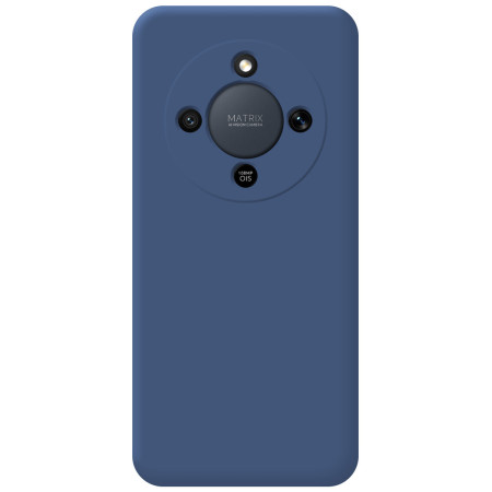 Funda Silicona Líquida Ultra Suave para Huawei Honor Magic 8 Lite 5G color Azul
