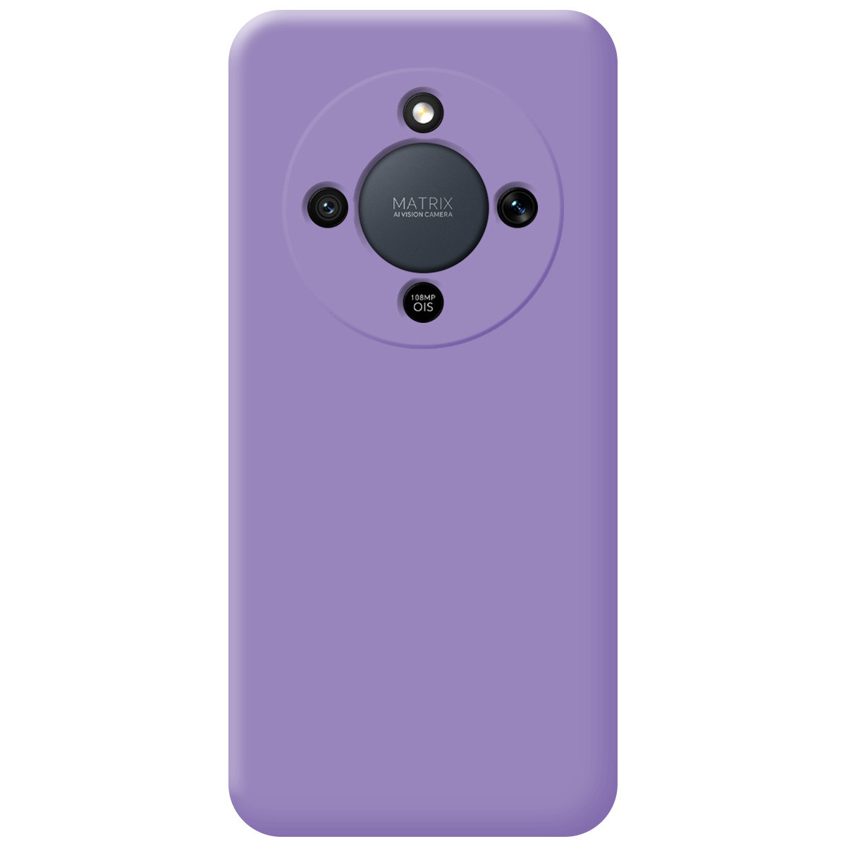 Funda Silicona Líquida Ultra Suave para Huawei Honor Magic 8 Lite 5G color Morada
