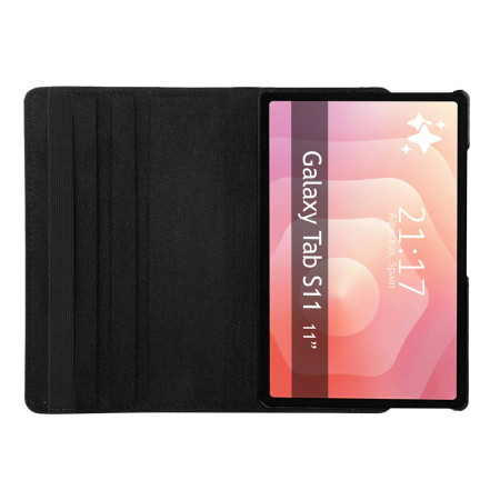 Funda Giratoria 360 para Samsung Galaxy Tab S11 color Negra