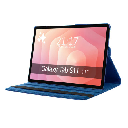 Funda Giratoria 360 para Samsung Galaxy Tab S11 color Azul