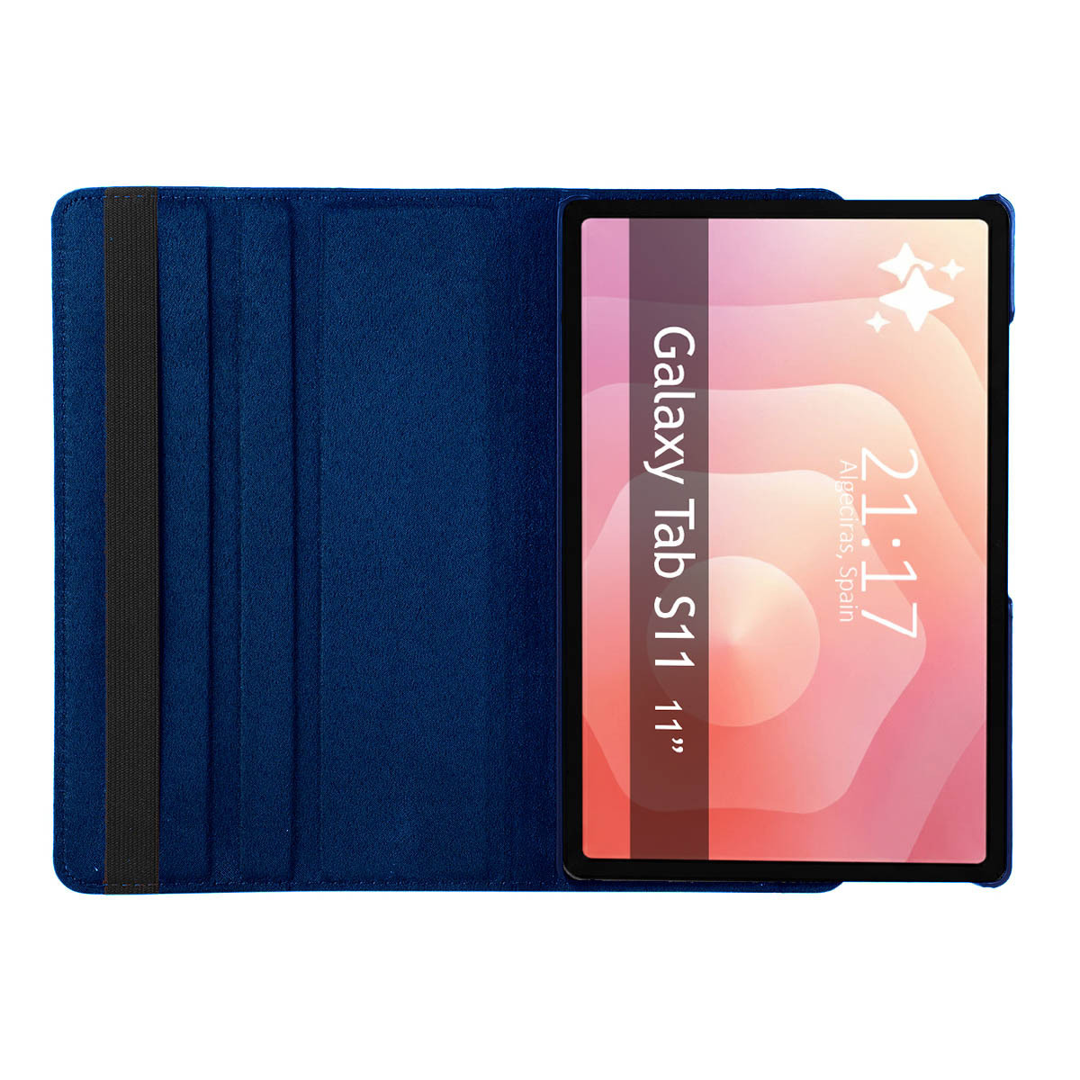 Funda Giratoria 360 para Samsung Galaxy Tab S11 color Azul