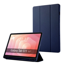 Funda con tapa Smart para Samsung Galaxy Tab S11 color Azul