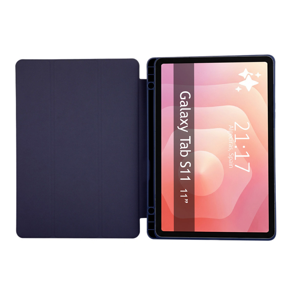 Funda con tapa Smart para Samsung Galaxy Tab S11 color Azul