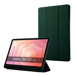 Funda con tapa Smart para Samsung Galaxy Tab S11 color Verde