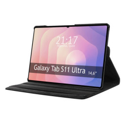 Funda Giratoria 360 para Samsung Galaxy Tab S11 Ultra color Negra