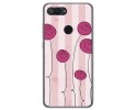 Funda Gel Tpu para Xiaomi Mi 8 Lite Diseño Flores Vintage Dibujos