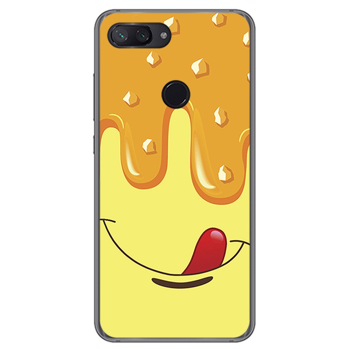Funda Gel Tpu para Xiaomi Mi 8 Lite Diseño Helado Vainilla Dibujos