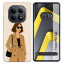 Funda Silicona para Xiaomi Poco M8 5G diseño Mujer 01 Dibujos