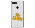 Funda Gel Tpu para Xiaomi Mi 8 Lite Diseño Leones Dibujos