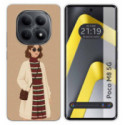 Funda Silicona para Xiaomi Poco M8 5G diseño Mujer 09 Dibujos