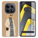Funda Silicona para Xiaomi Poco M8 5G diseño Mujer 10 Dibujos