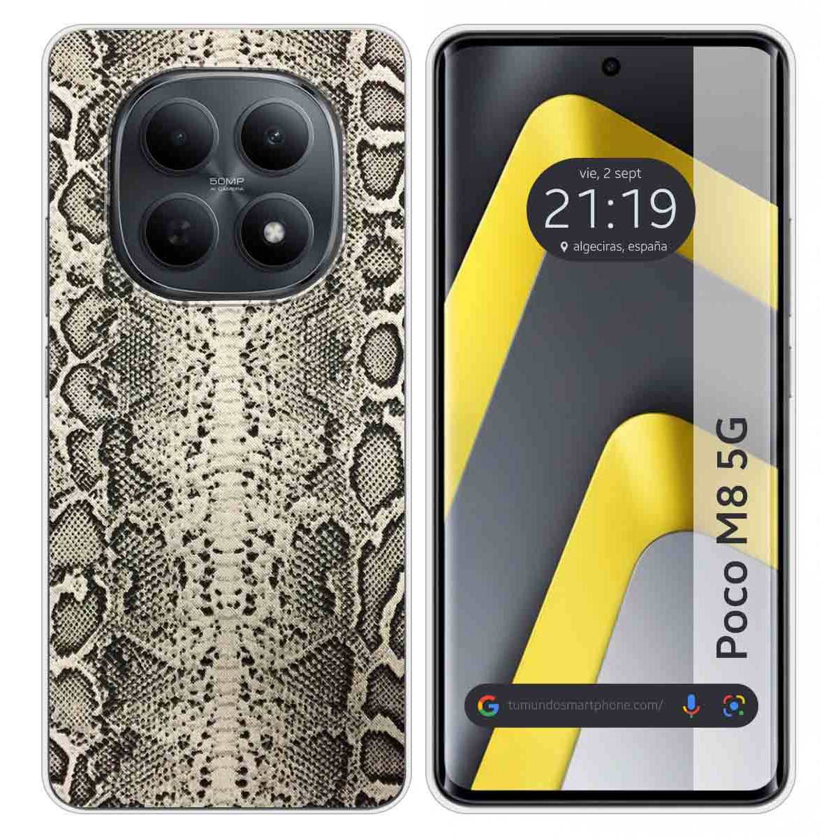 Funda Silicona para Xiaomi Poco M8 5G diseño Animal 01 Dibujos