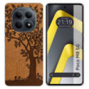 Funda Silicona para Xiaomi Poco M8 5G diseño Cuero 03 Dibujos