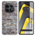 Funda Silicona para Xiaomi Poco M8 5G diseño Ladrillo 02 Dibujos