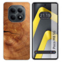 Funda Silicona para Xiaomi Poco M8 5G diseño Madera 04 Dibujos