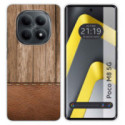 Funda Silicona para Xiaomi Poco M8 5G diseño Madera 09 Dibujos